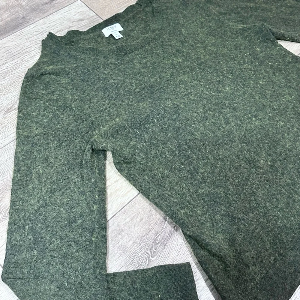 J. Crew Teddie Wool Blend Fuzzy Sweater